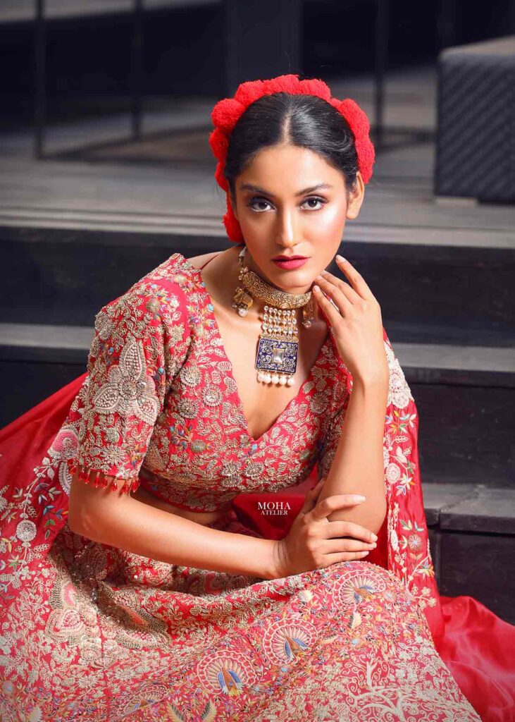 Wedding Designer Lehenga in Pink color at online Sayisha – sasyafashion